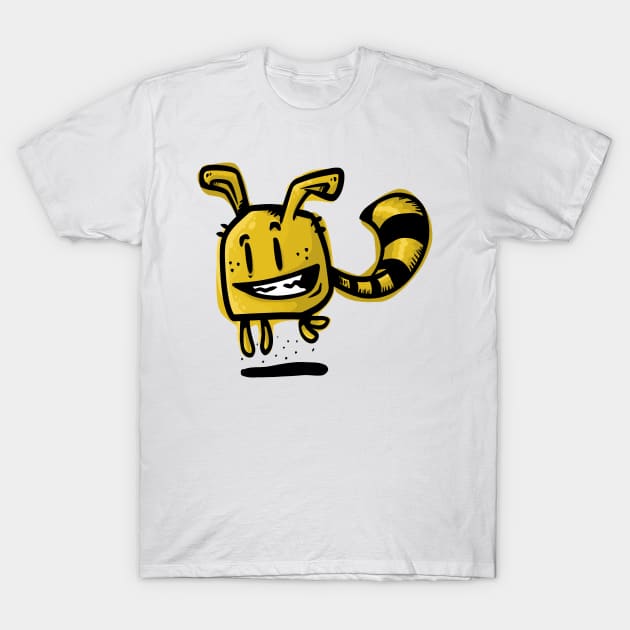 strange yellow bug T-Shirt by manuvila